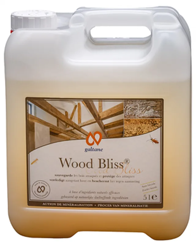 Wood Bliss - Traitement curatif et préventif - Sans COV - 5L (résineux)