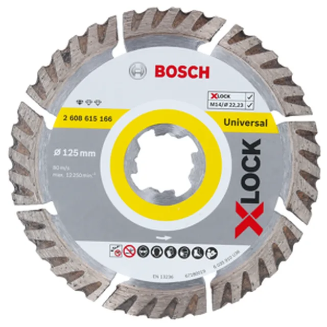 X-LOCK Diamant Std Universal 125mm