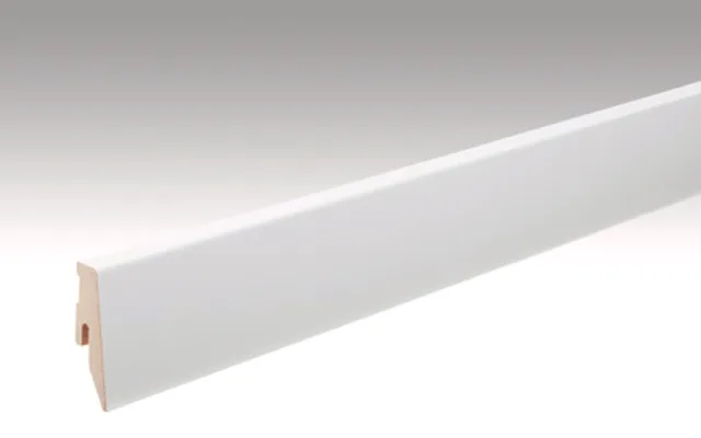 Plinthe /  Profilé 3 PK Blanc uni brillant FD / 2380*60*20mm