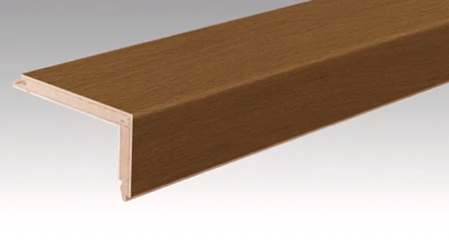 Parquet Profilé pour nez de marche L Chêne authentique étuvé 9026 | brossé / 2150*108*60mm
