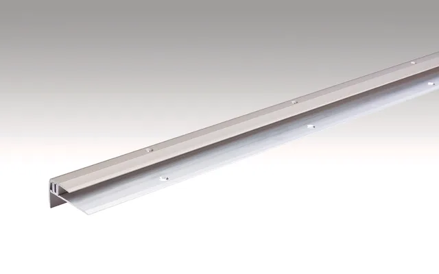 Profilé pour nez de marche Modèle 203 Surface acier inoxydable - Biemar Bois